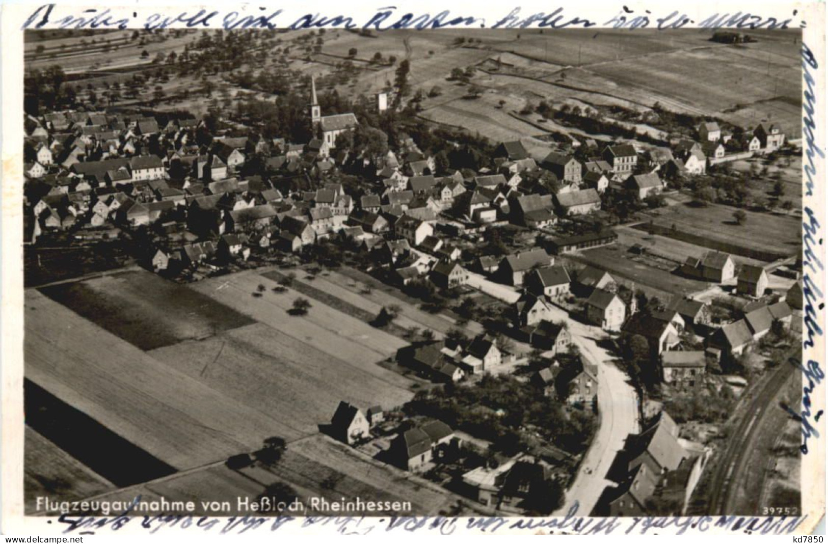 Flugzeugaufnahme Von Hessloch Rheinhessen - Alzey