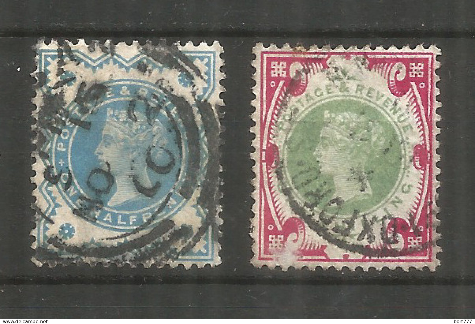 Great Britain 1900 Year Used Stamps Set - Used Stamps