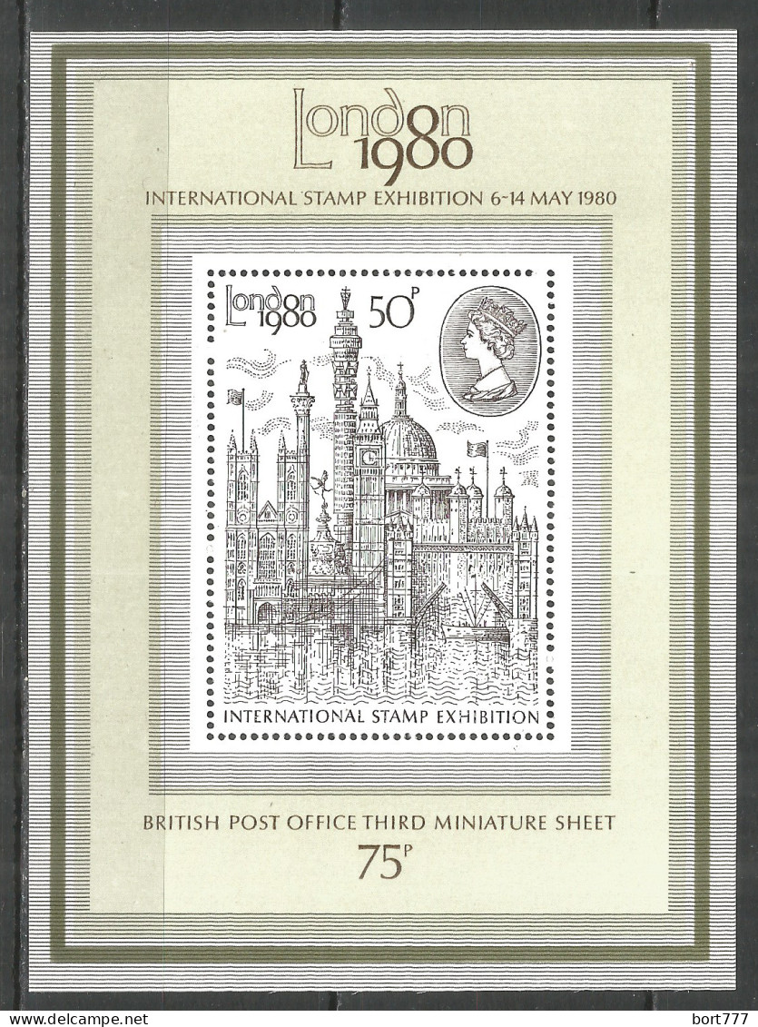 Great Britain 1980 Block Mint MNH(**) - Hojas Bloque