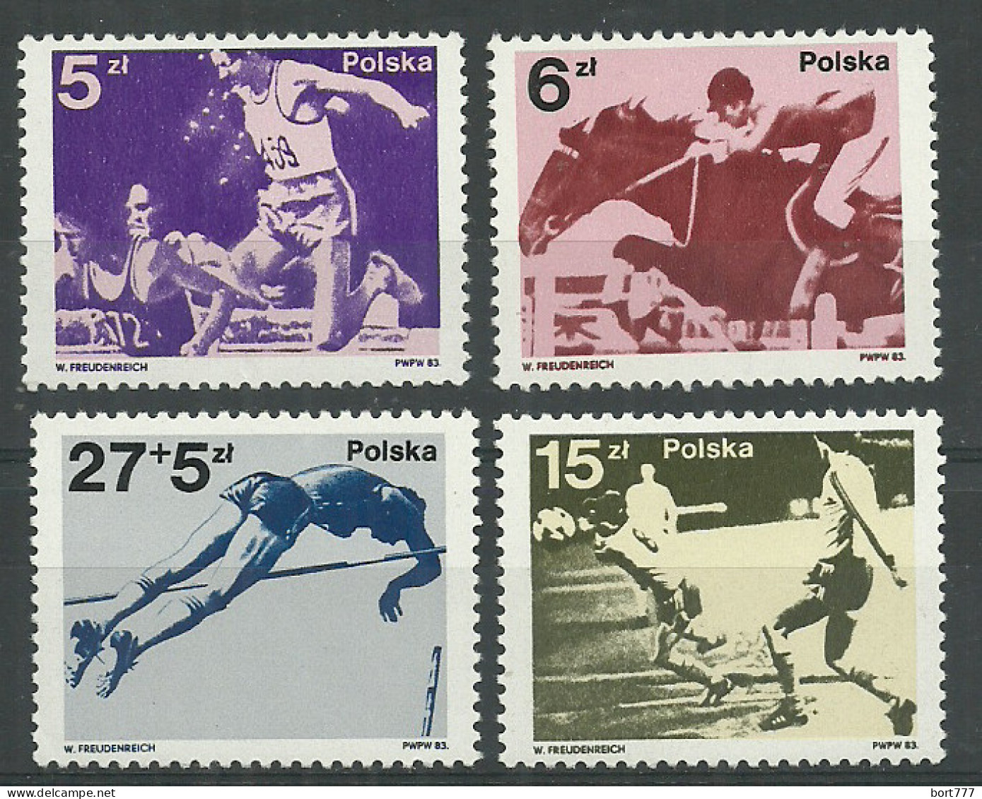 Poland 1983 Year, MNH (**), Set Sport - Unused Stamps
