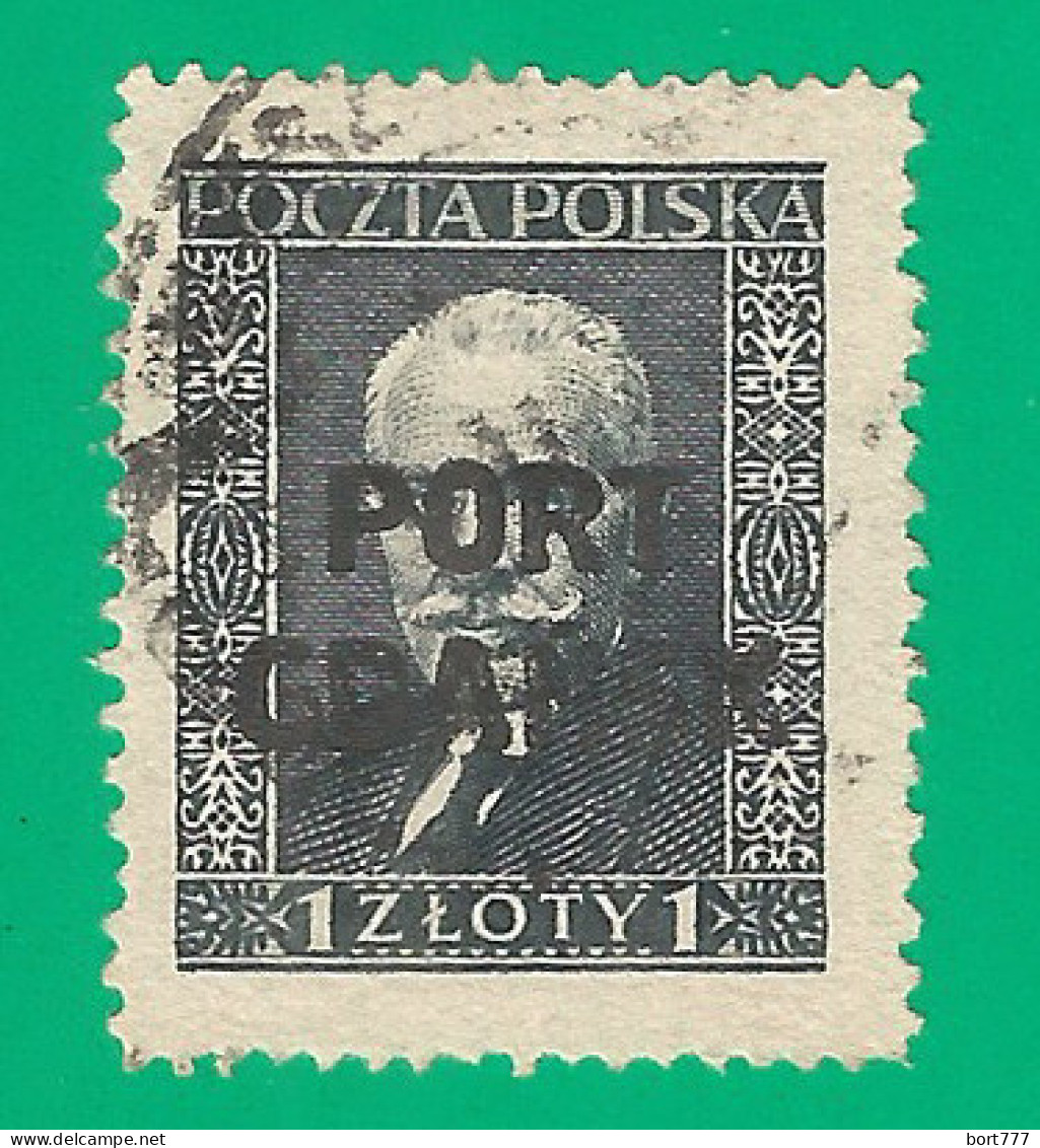 Poland  Port Gdansk 1929 Year , Used Stamp Michel # 23 - Besatzungszeit