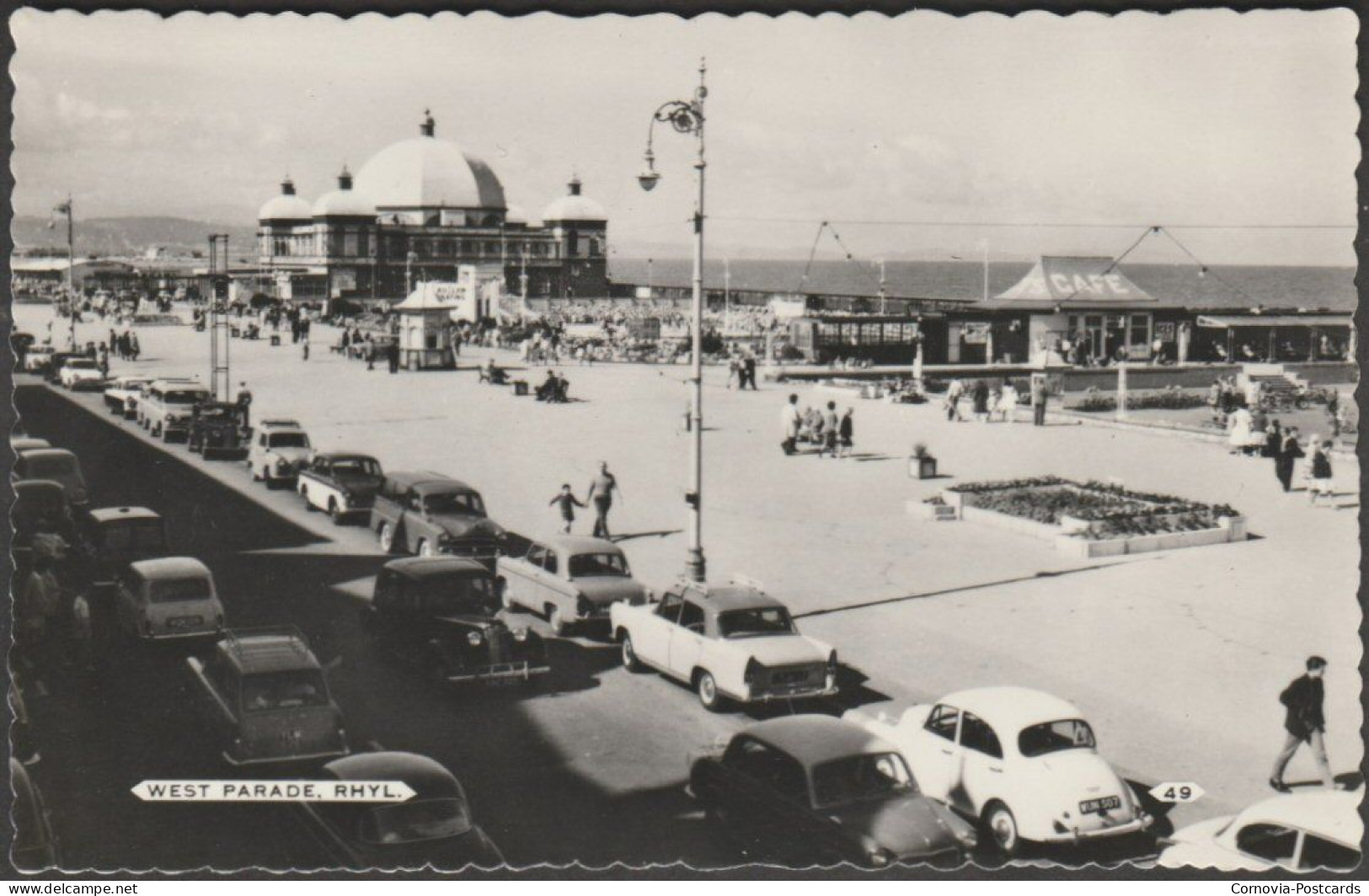 West Parade, Rhyl, Flintshire, C.1960 - Bamforth RP Postcard - Flintshire