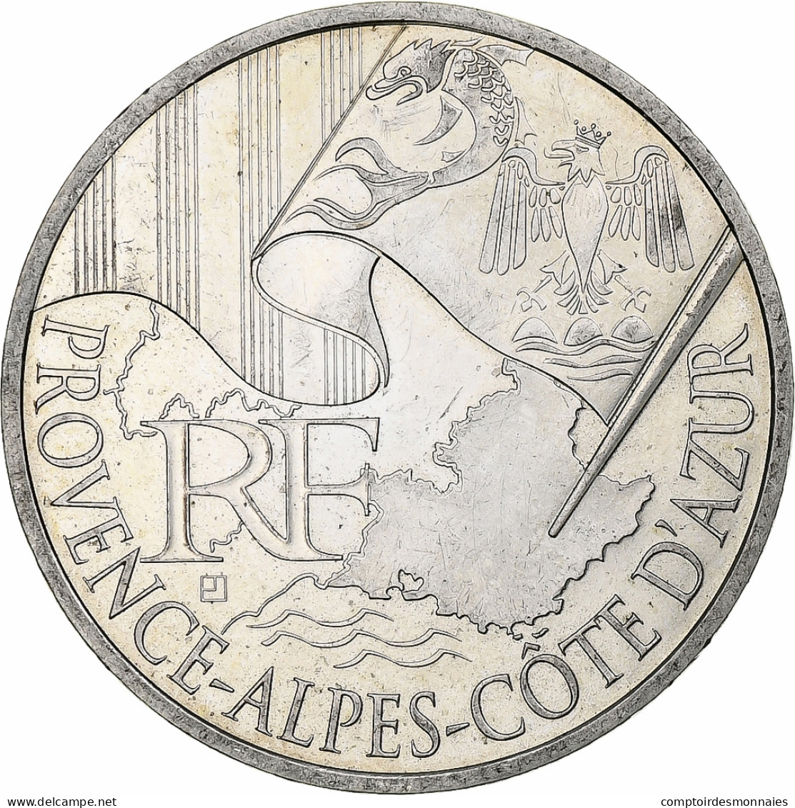 France, 10 Euro, Provence-Alpes-Côte D'Azur, 2010, Monnaie De Paris, SPL - France