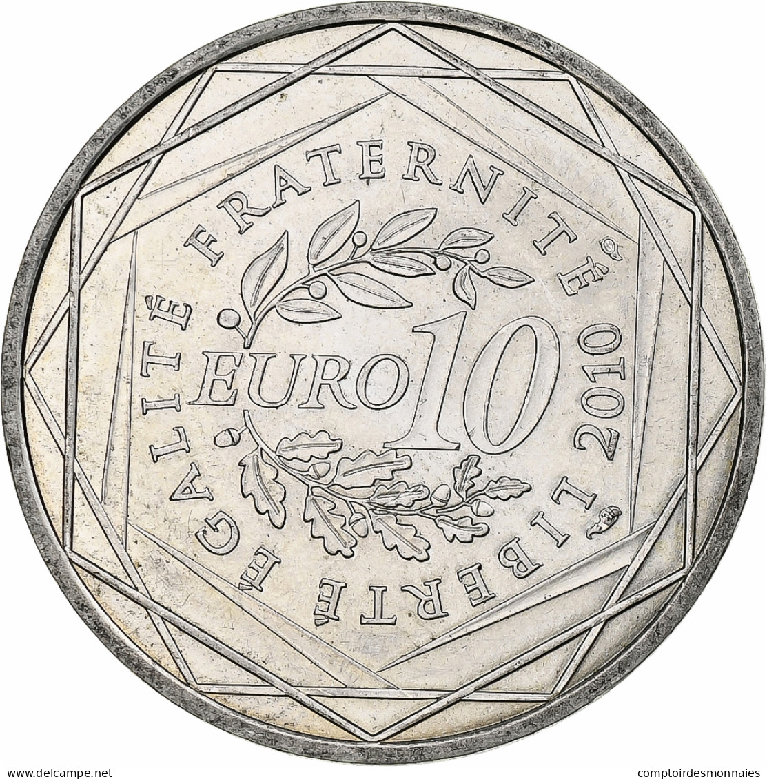 France, 10 Euro, Provence-Alpes-Côte D'Azur, 2010, Monnaie De Paris, SPL - France