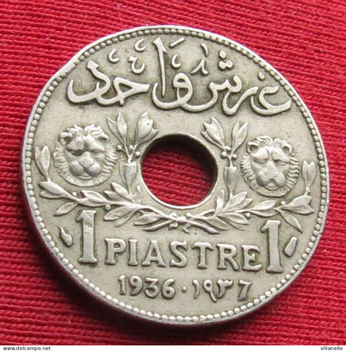 Lebanon 1 Piastres 1936 Liban Libano Libanon  W ºº - Lebanon