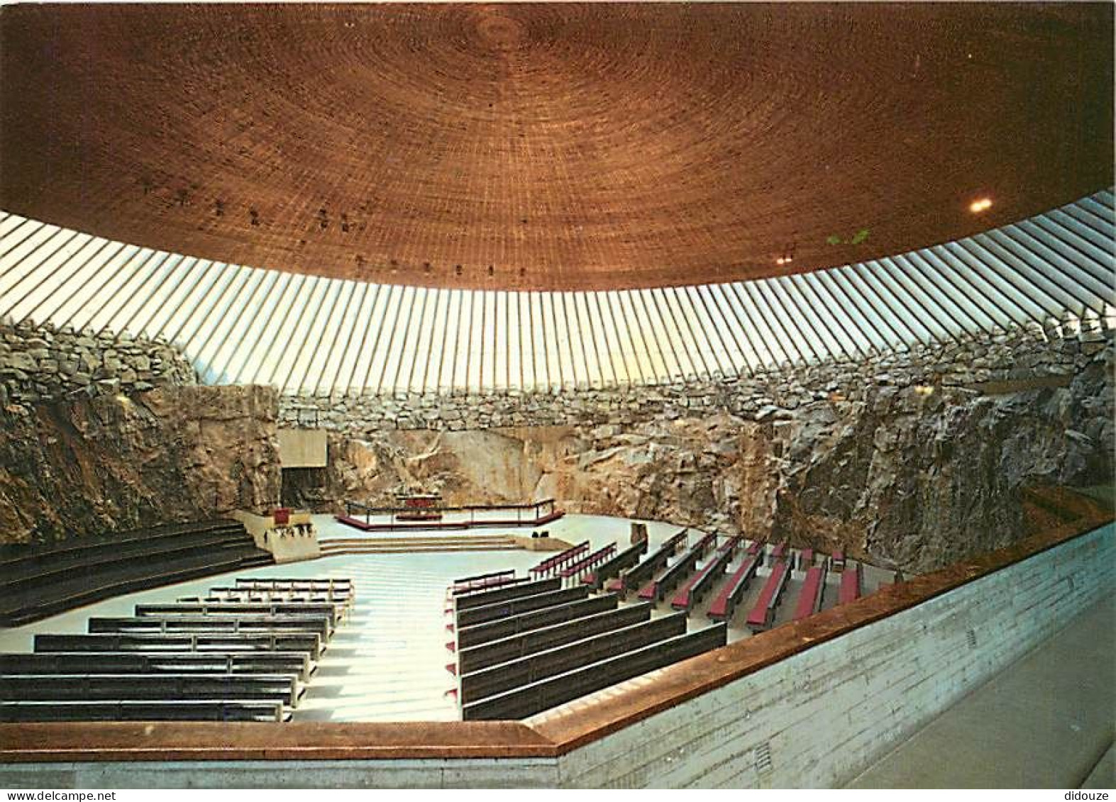 Finlande - Helsinki - Temppeliaukion Kirkko - Temppeliaukio Church - Eglise De Temppeliaukio - Intérieur - CPM - Carte N - Finlande