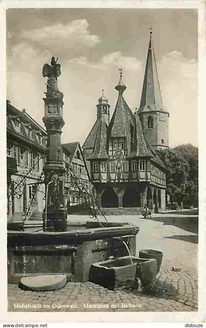 Allemagne - Odenwalder - Michelstadt Im Odenwald - Marktplan Mit Rathaus - CPM - Voir Scans Recto-Verso - Odenwald