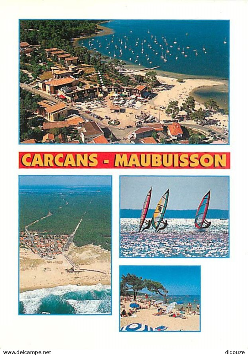 33 - Carcans - Maubuisson - Multivues - Planche à Voile - CPM - Voir Scans Recto-Verso - Carcans