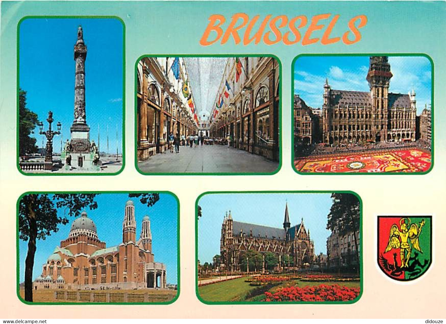 Belgique - Bruxelles - Brussel - Multivues - CPM - Voir Scans Recto-Verso - Panoramische Zichten, Meerdere Zichten