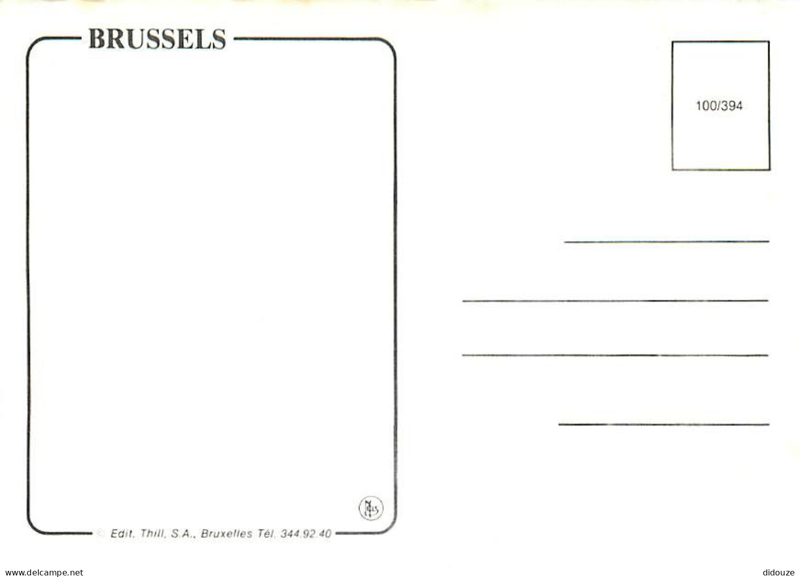 Belgique - Bruxelles - Brussel - Multivues - CPM - Voir Scans Recto-Verso - Panoramische Zichten, Meerdere Zichten