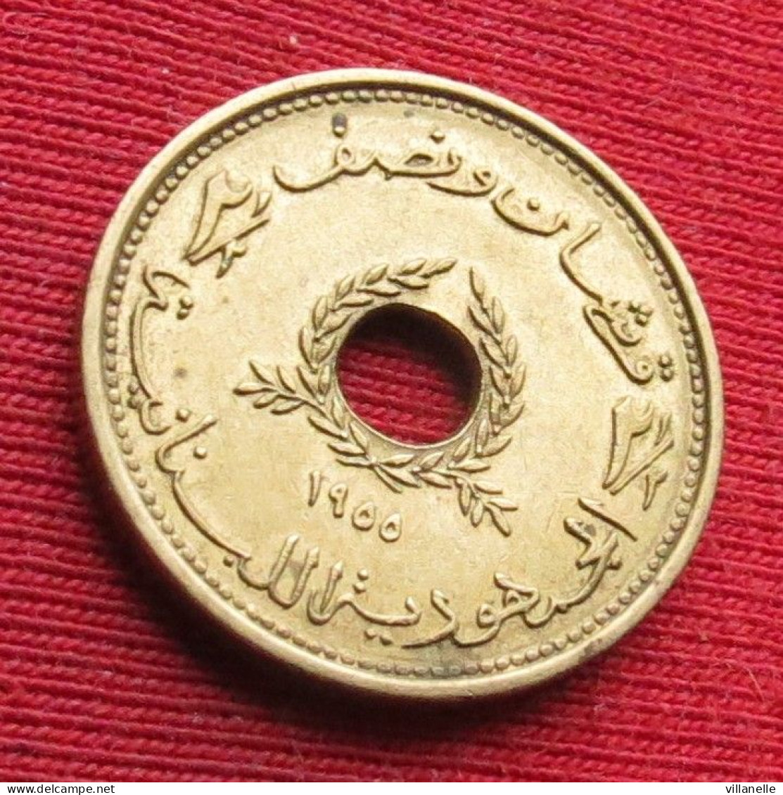 Lebanon 2,1/2 Piastres 1955 Liban Libano Libanon  #1 W ºº - Libanon