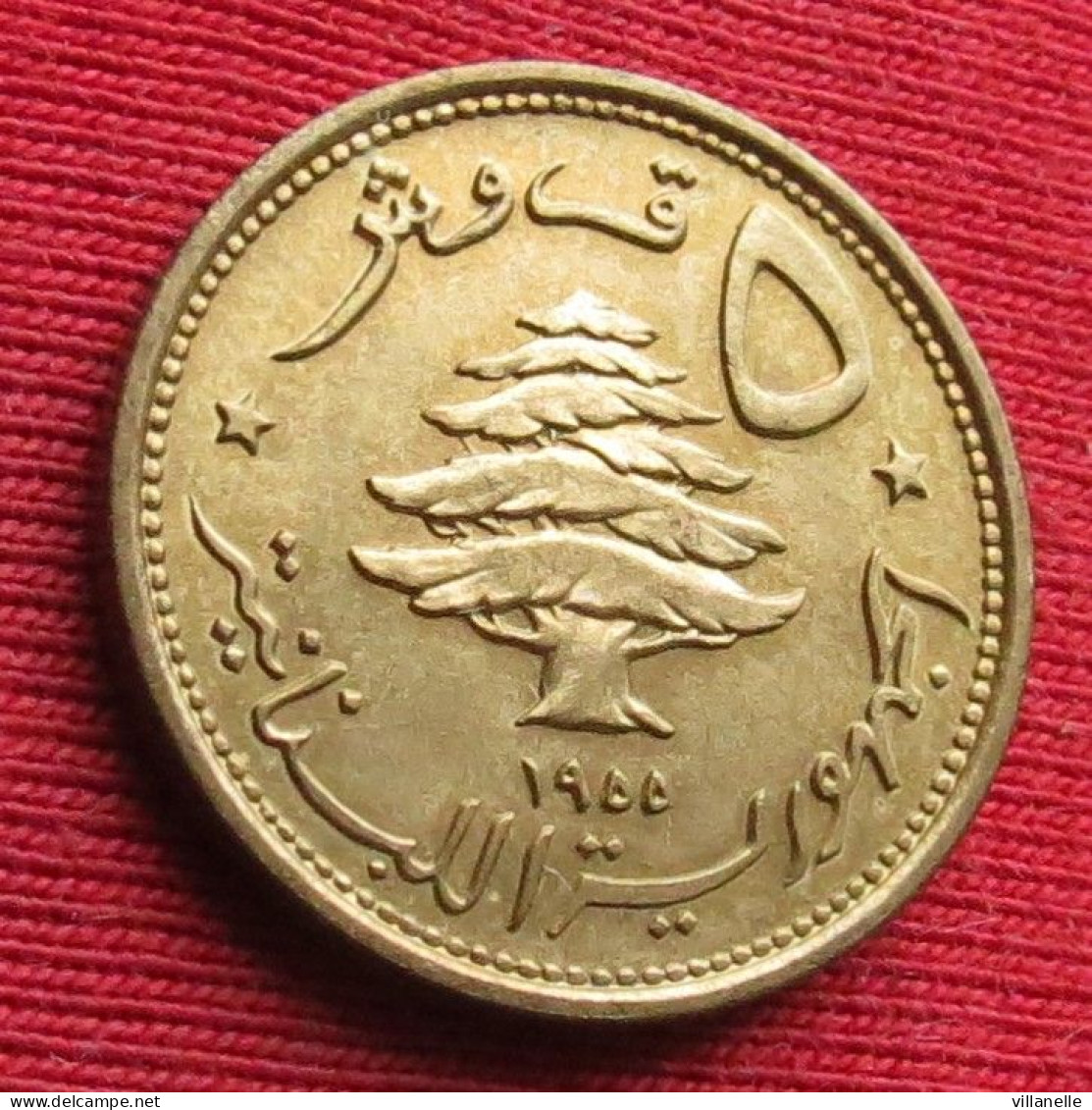 Lebanon 5 Piastres 1955 Liban Libano Libanon   W ºº - Liban