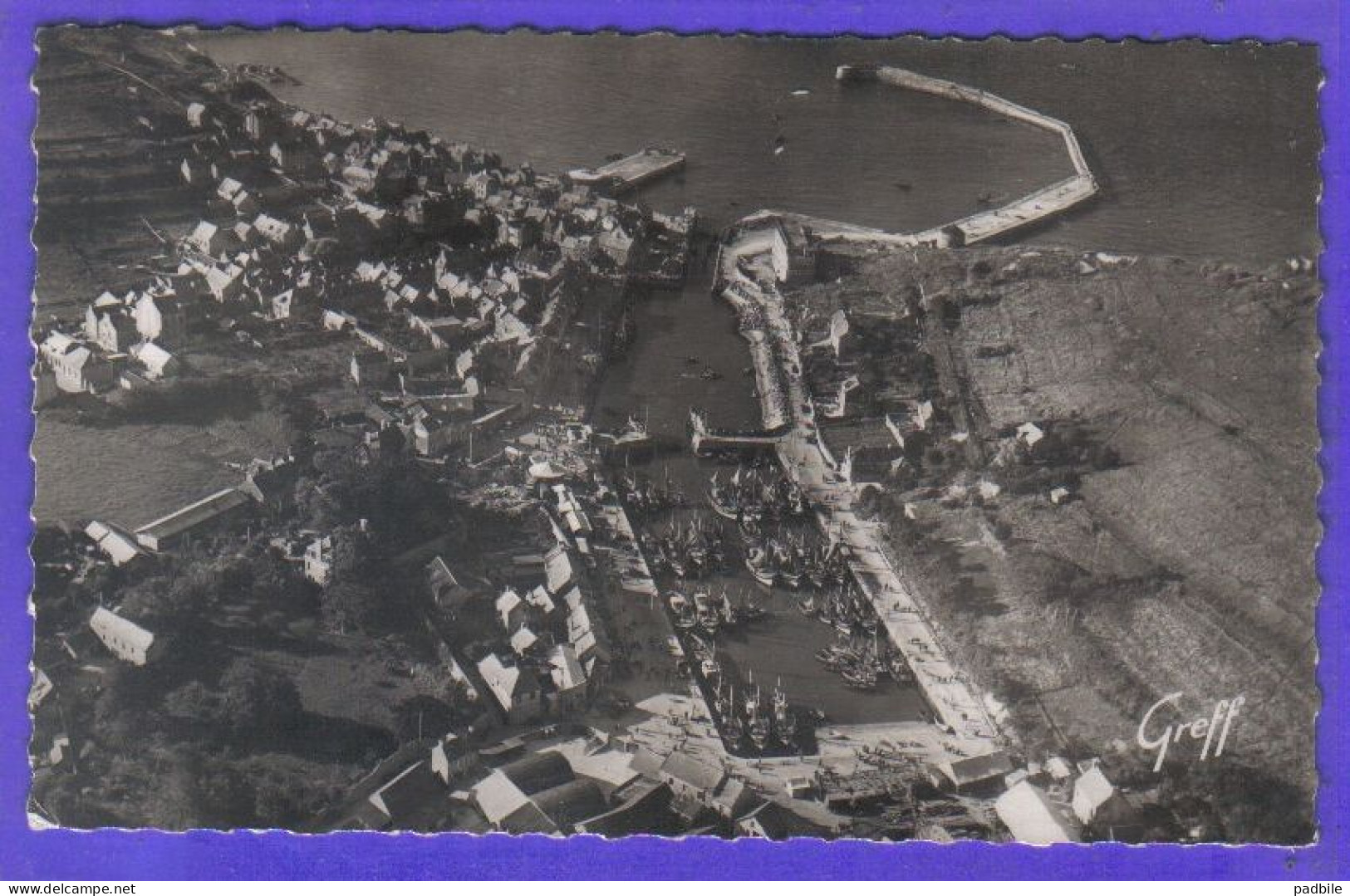 Carte Postale 14. Port-en-Bessin Vue Aérienne  Très Beau Plan - Port-en-Bessin-Huppain