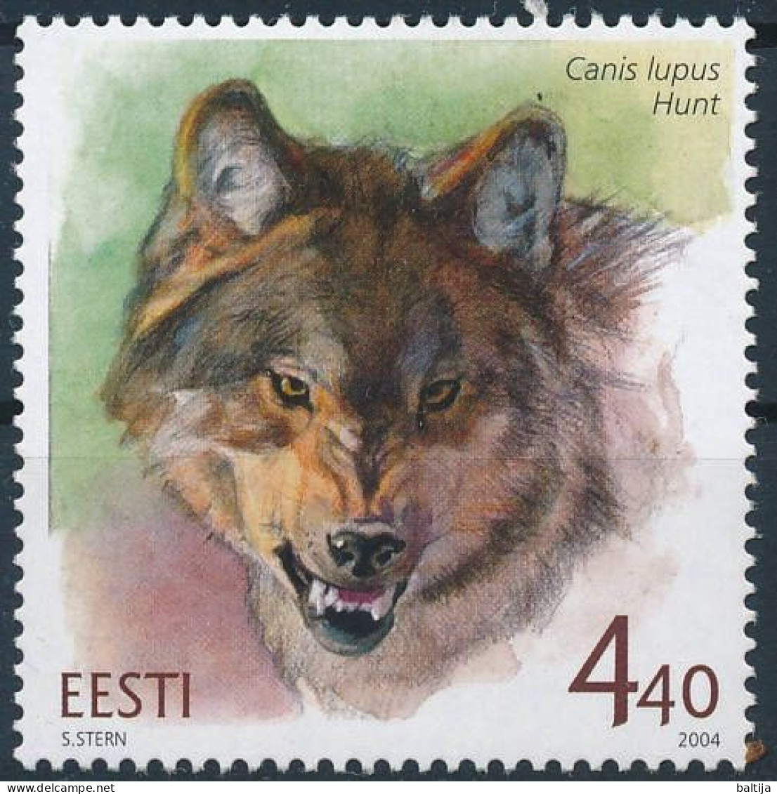 Mi 479 MNH ** / Native Fauna, Wolf, Canis Lupus - Estonie