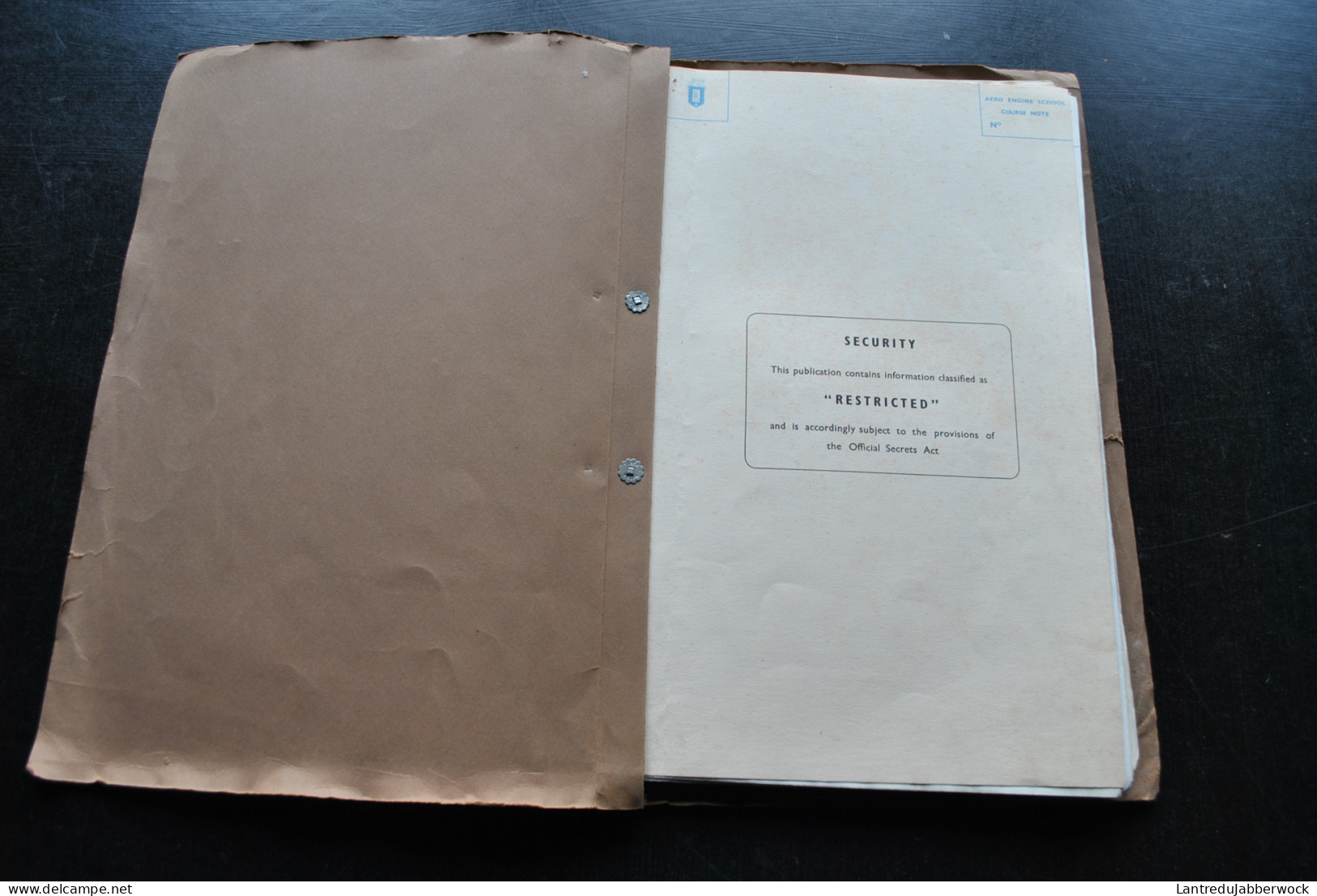 Rolls Royce Aero Engine School AVON 100 Series Course Notes 1955 Engine Gear Train Combustion Nozzle Box Fuel System - Aerei