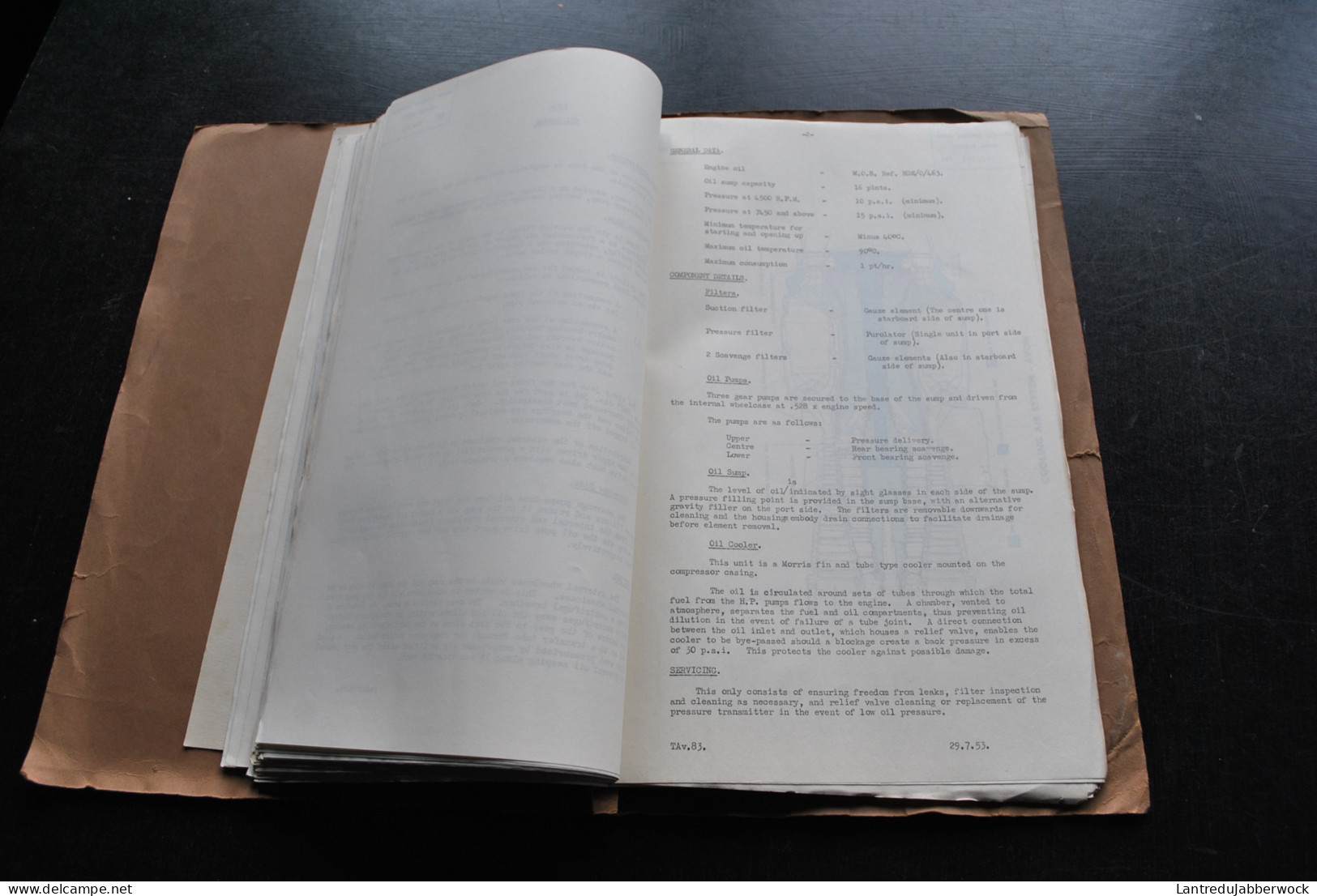 Rolls Royce Aero Engine School AVON 100 Series Course Notes 1955 Engine Gear Train Combustion Nozzle Box Fuel System - Aerei