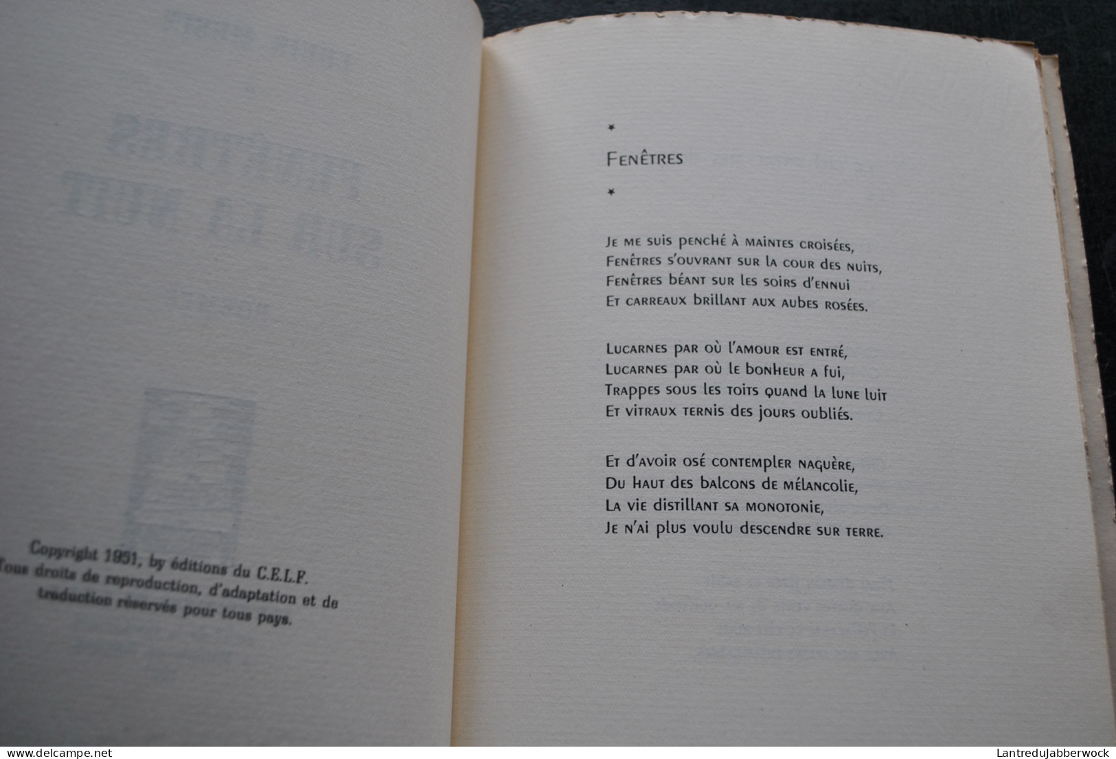 LOUIS MUSIN Fenêtres Sur La Nuit Les Cahiers De La Tour De Babel N°26 1951 Tirage Numéroté 302/500 Limité Poète Belge - Altri & Non Classificati