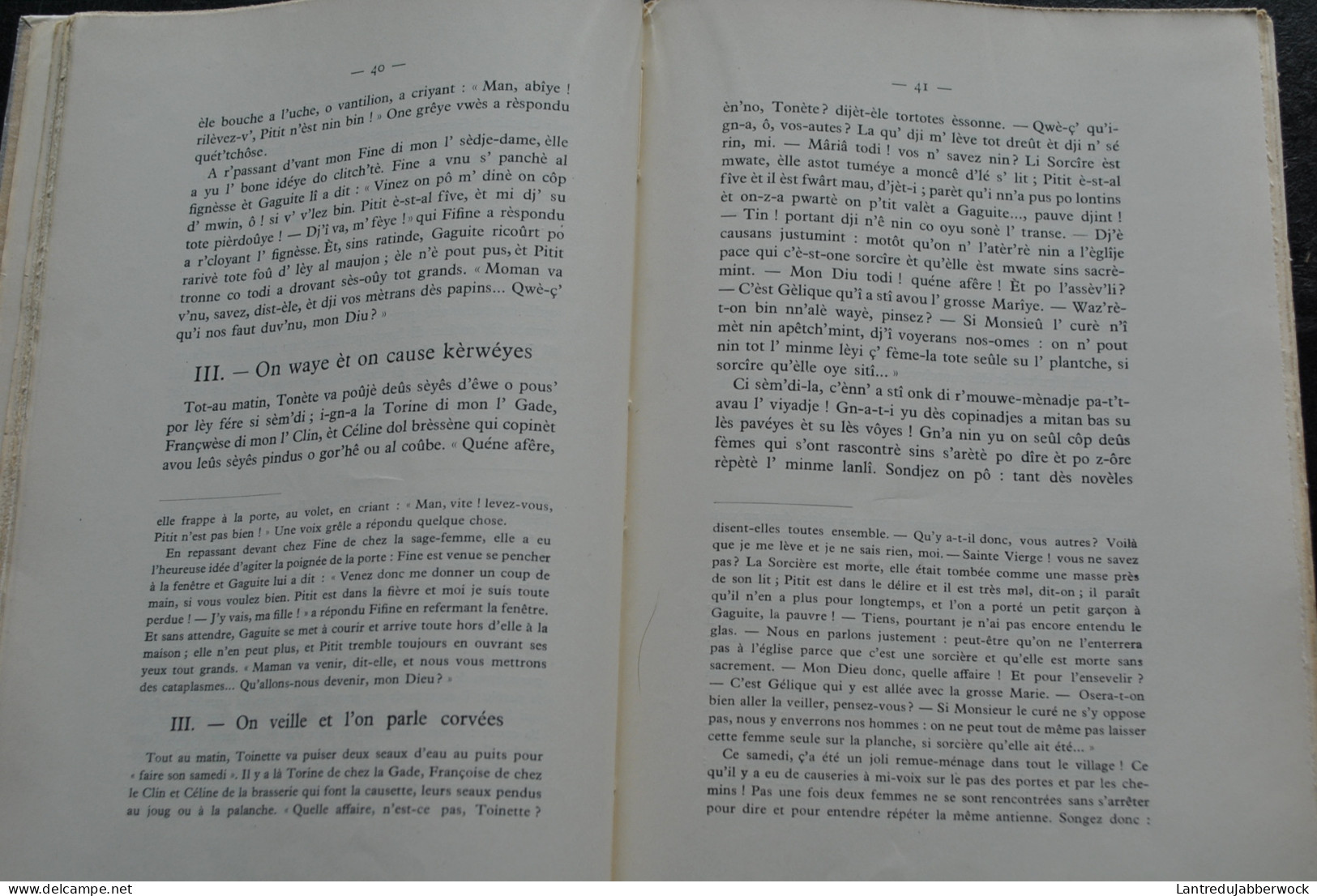 Joseph CALOZET Pitit D'mon Lès Ma-tantes Nouvelle En Dialecte D'Awenne 2è éd. Vaillant Carmannes 1938 Wallon Traduction - Belgique