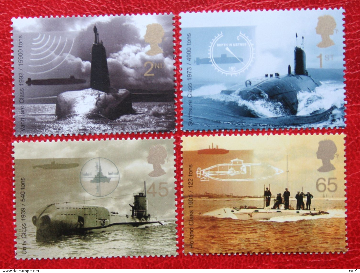 100 Years Royal Navy Submarine Weapon Boat (Mi 1928-1931) 2001 POSTFRIS MNH ** ENGLAND GRANDE-BRETAGNE GB GREAT BRITAIN - Unused Stamps