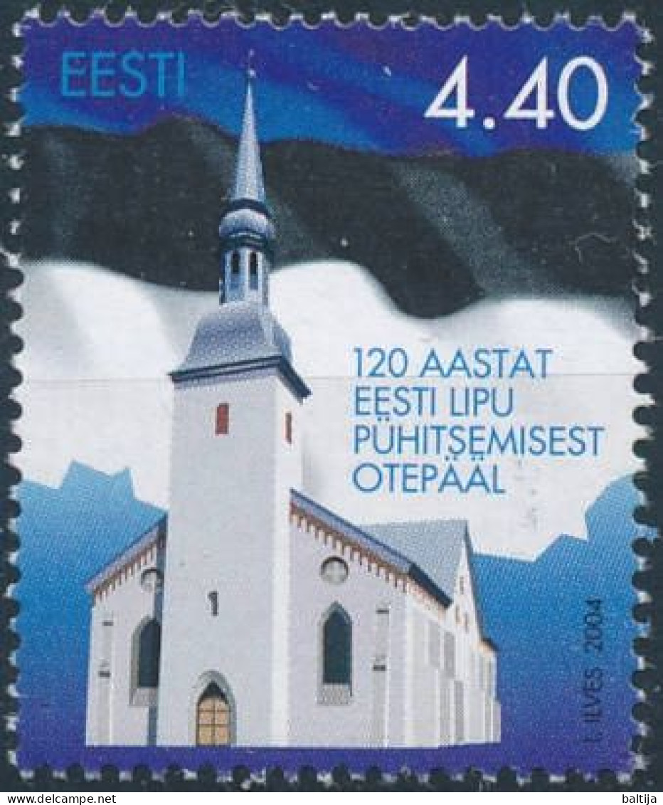 Mi 490 MNH ** / Estonian National Flag 120th Anniversary - Estonia