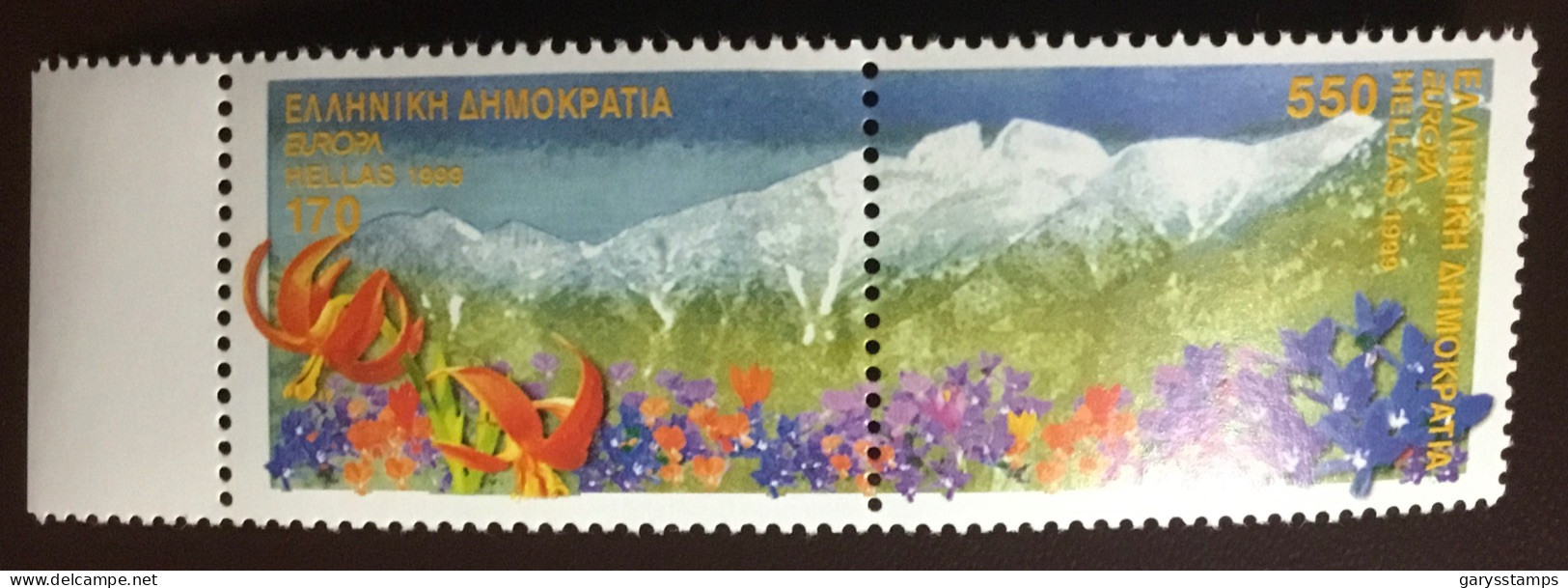 Greece 1999 Europa National Parks Flowers MNH - Nuovi