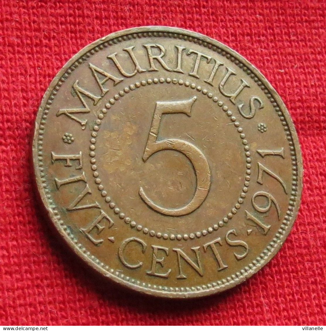 Mauritius 5 Cents 1971 Mauricia Maurice #0  W ºº - Mauricio