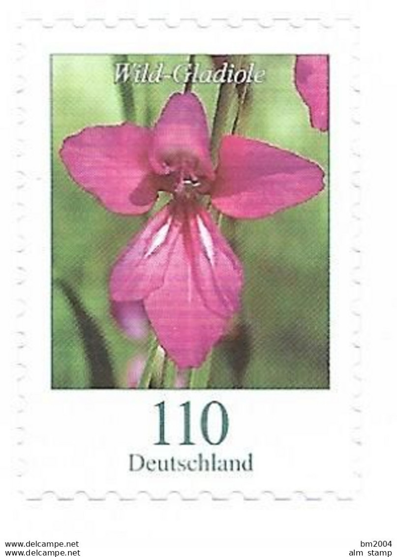 2019 Allem.Fed  .Deutschland  Mi. 3489-90 **MNH  Einzelmarken Aus Folienbogen;   Blumen : - Ongebruikt