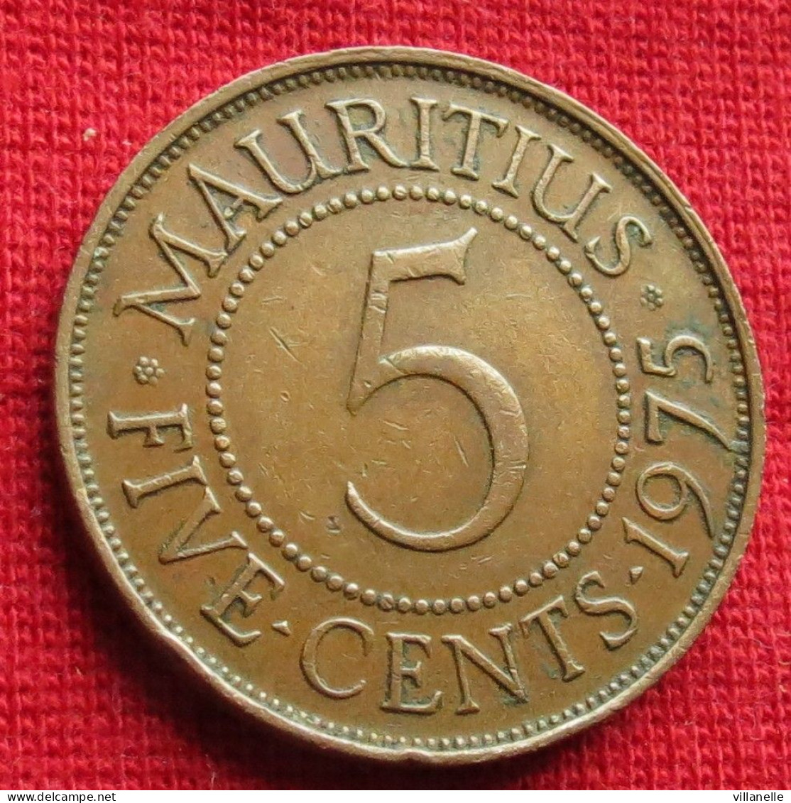 Mauritius 5 Cents 1975 Mauricia Maurice #2  W ºº - Maurice