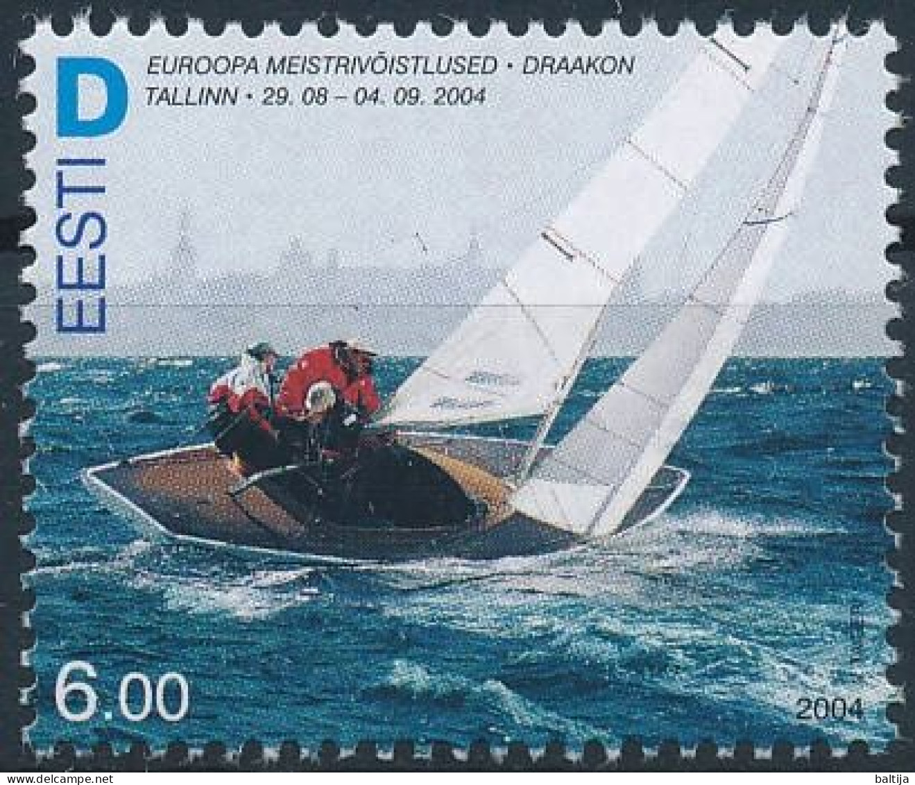 Mi 494 MNH ** / European Dragon Class Sailing Championships, Tallinn - Estonie