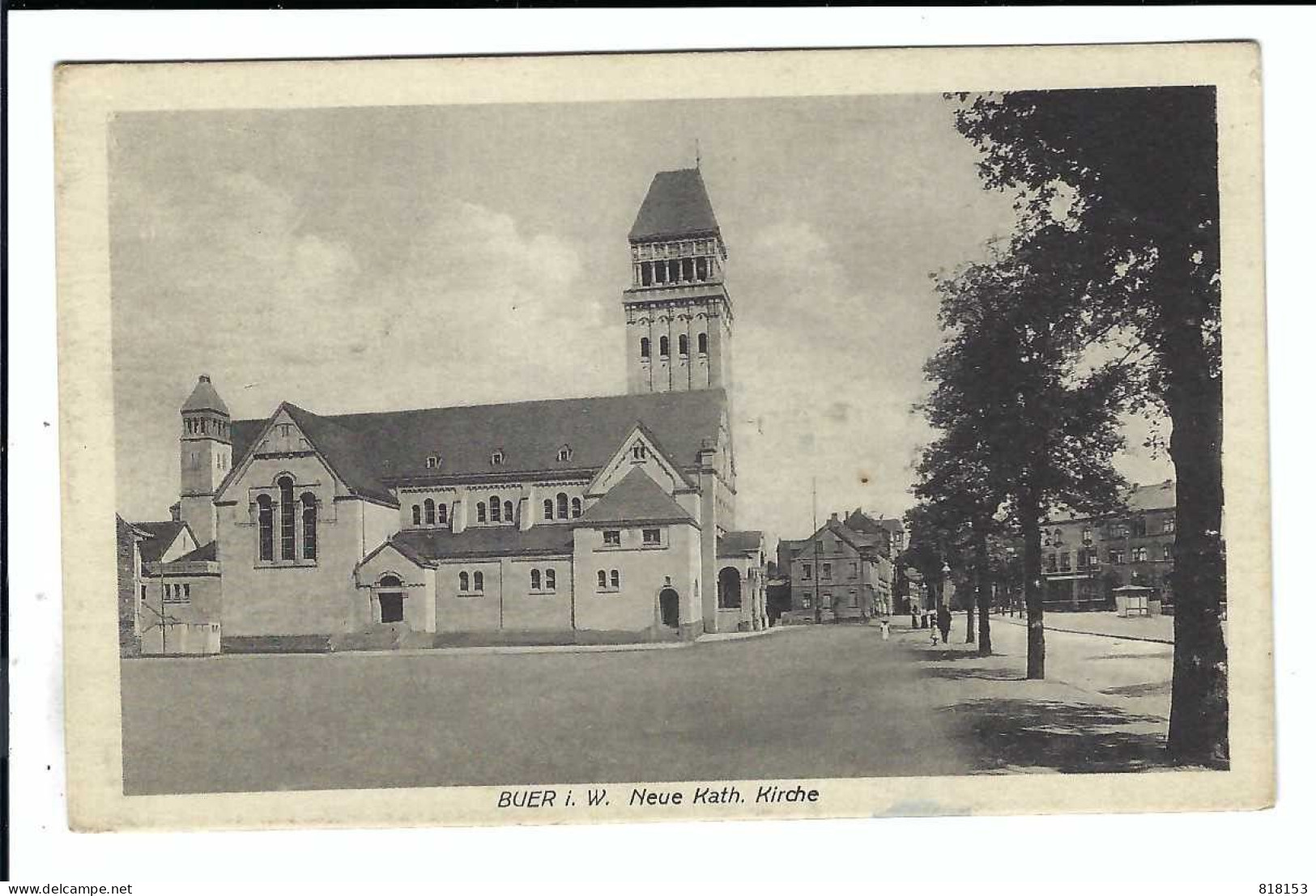 BUER I. W.   Neue Kath. Kirche 1923 - Gelsenkirchen