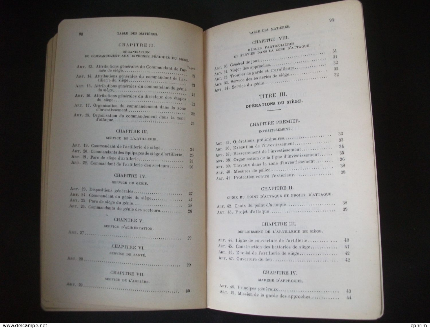 Livre Militaire Guerre De Siège 1er Tirage Charles-Lavauzelle 1899 Artillerie Armée Armement Place Forte Défense Assaut - Francés