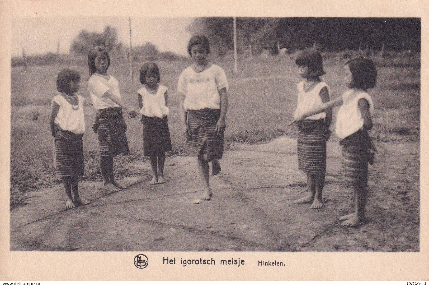 Filippijnen  - Het Igorotsch Meisje - Hinkelen - Philippines