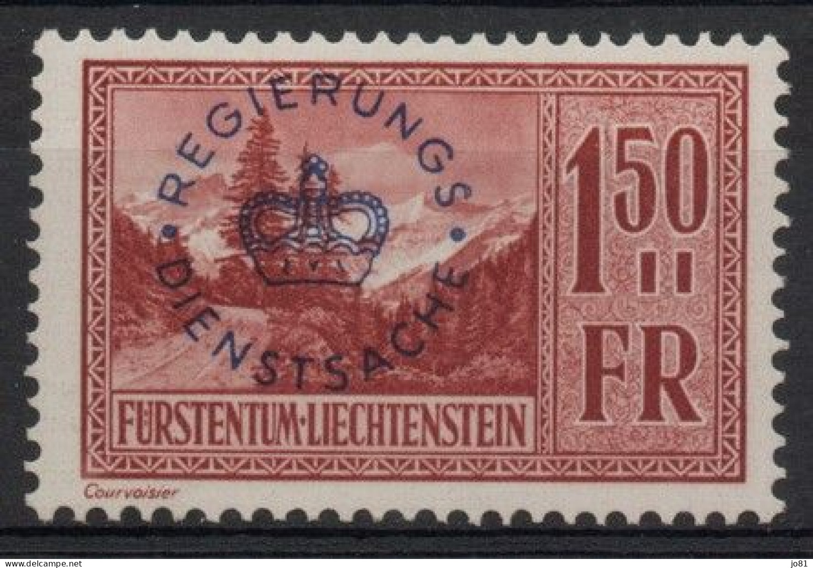 Liechtenstein YT Service 19 Neuf Avec Charnière X MH - Dienstmarken