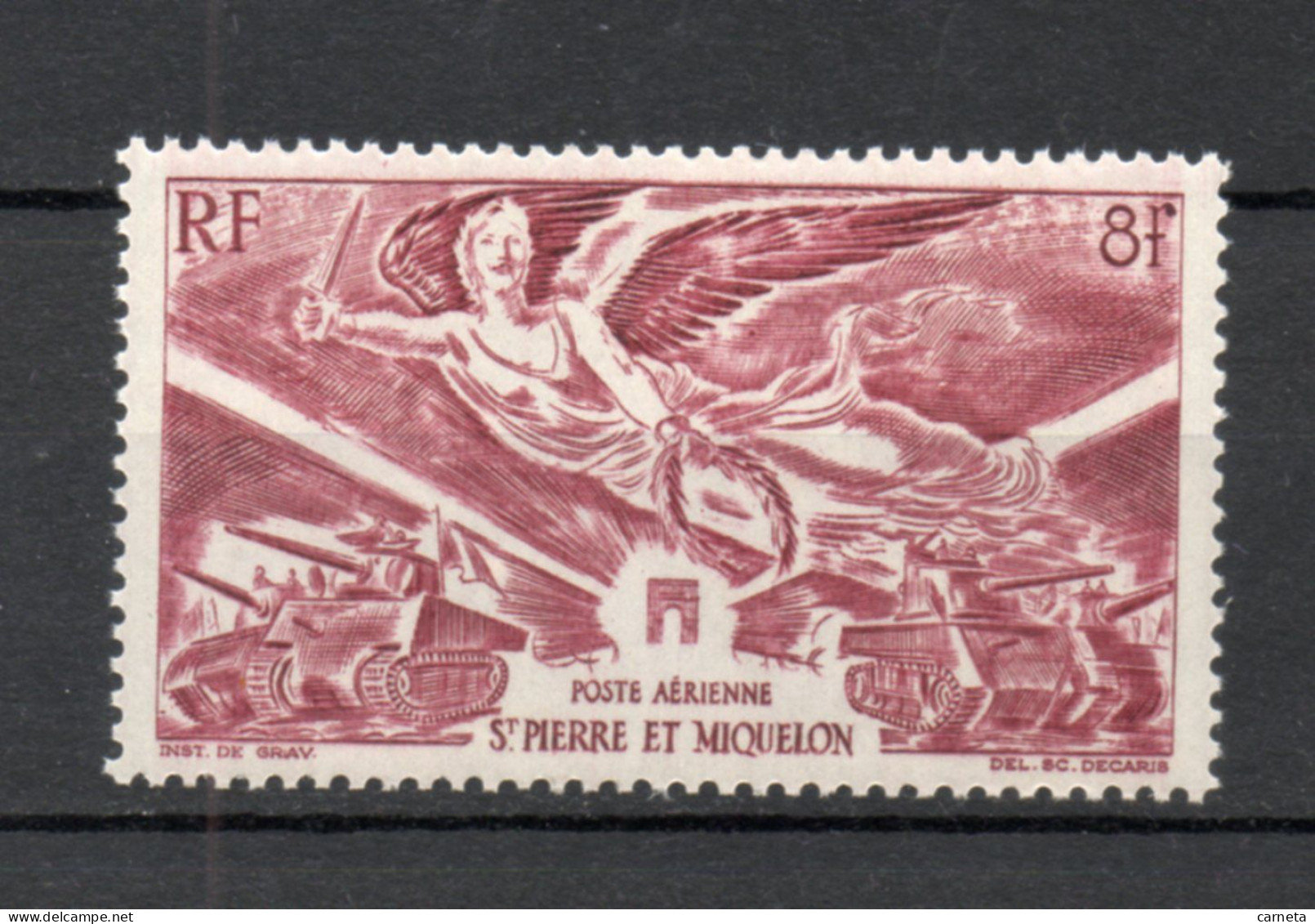 SAINT PIERRE ET MIQUELON   PA N° 11  NEUF SANS CHARNIERE COTE 3.50€   ANNIVERSAIRE DE LA VICTOIRE - Nuovi