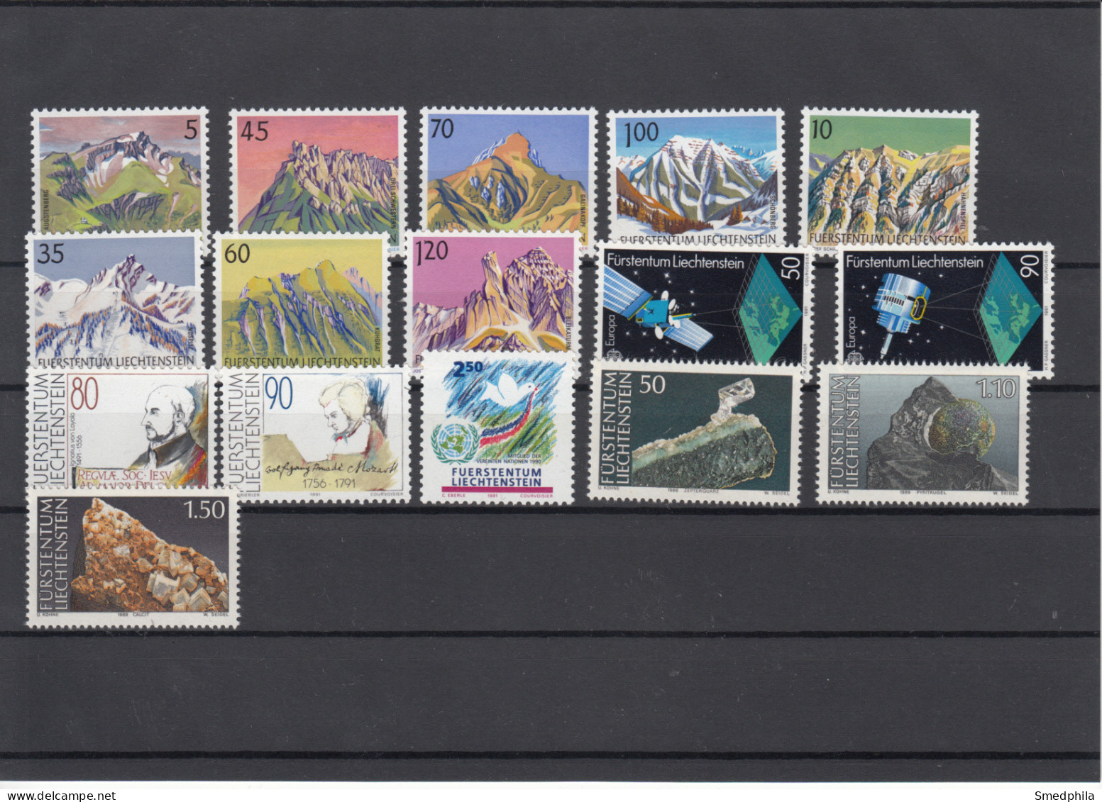 Liechtenstein - Collection MNH ** 1974-1991 - Sammlungen