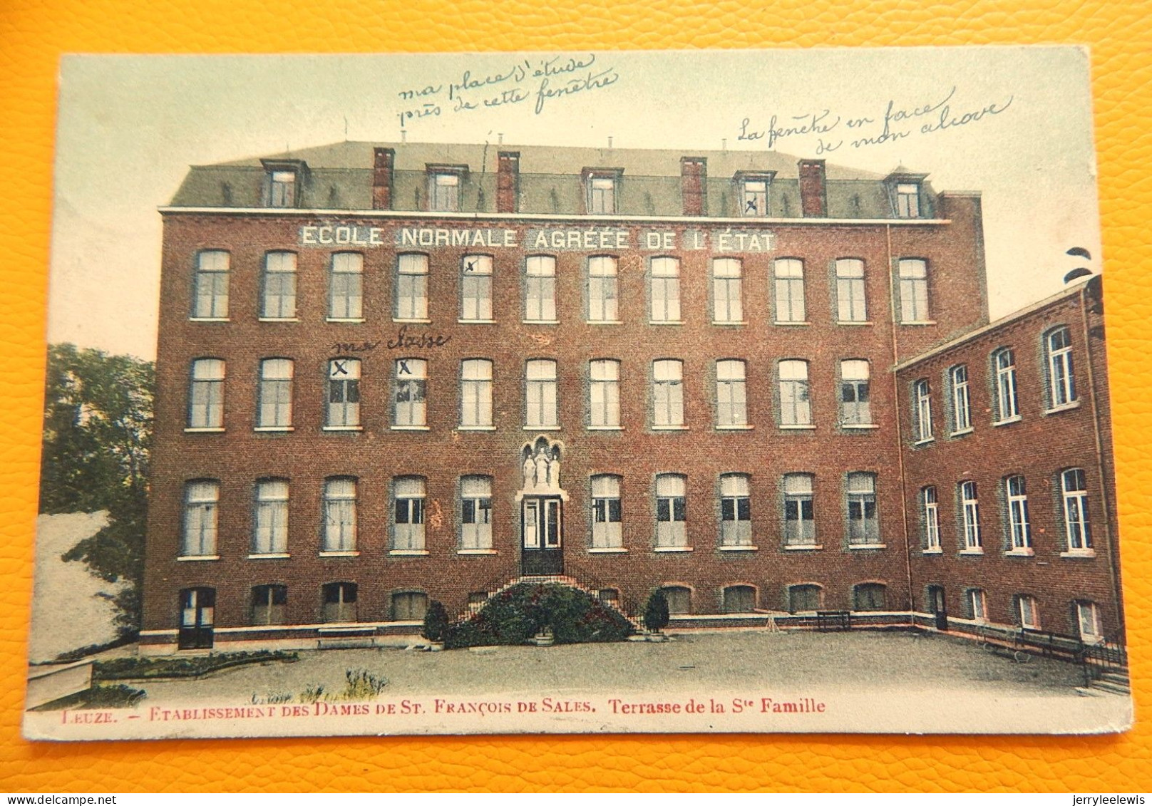 LEUZE  -  Etablissement Des Dames De St. François De Sales  - Terrasse De La Ste Famille  -  1910 - Leuze-en-Hainaut