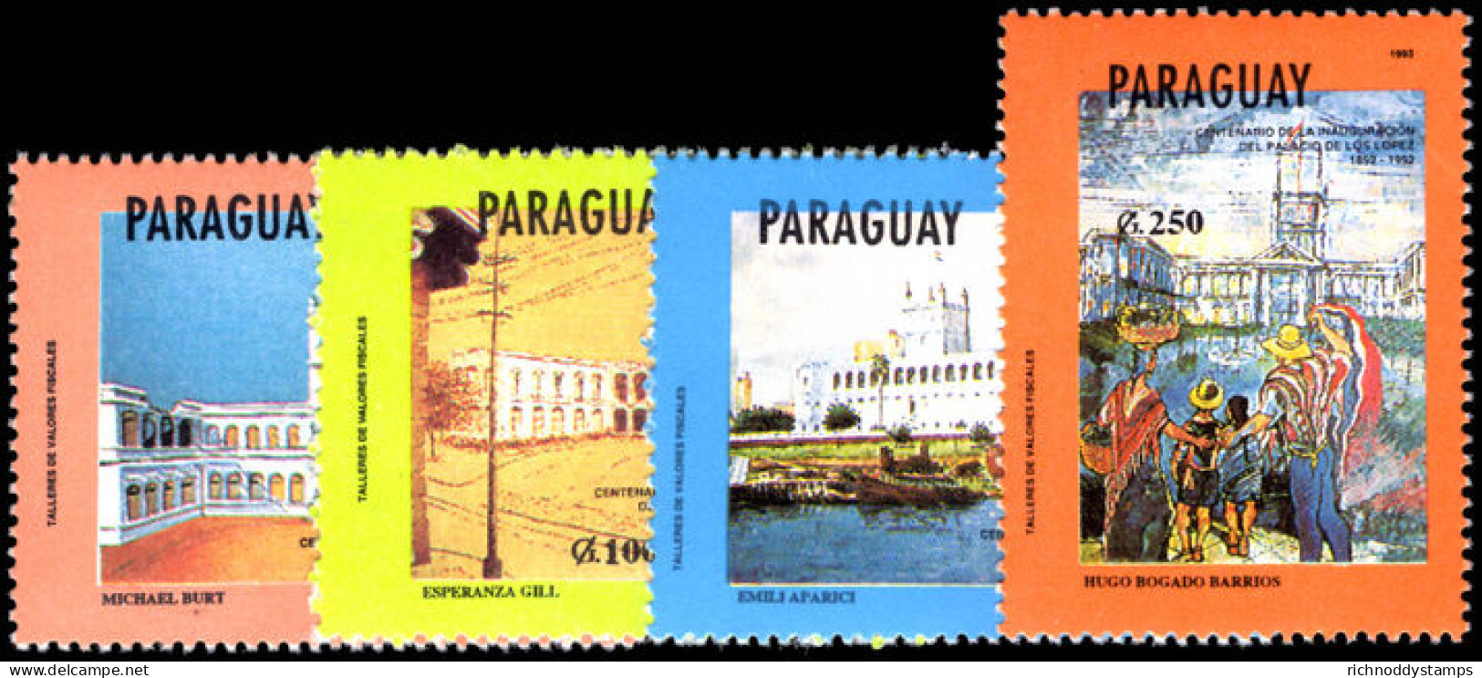 Paraguay 1993 Centenary (1992) Of Los Lopez (Government) Palace Unmounted Mint. - Paraguay