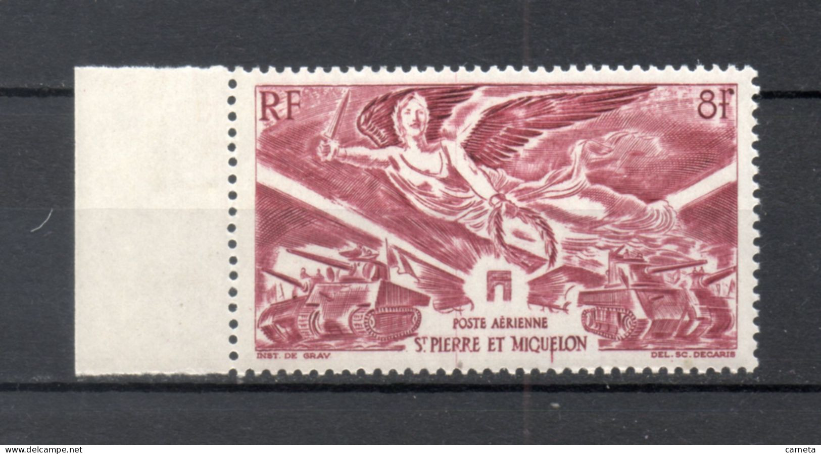 SAINT PIERRE ET MIQUELON   PA N° 11  NEUF SANS CHARNIERE COTE 3.50€   ANNIVERSAIRE DE LA VICTOIRE - Nuovi