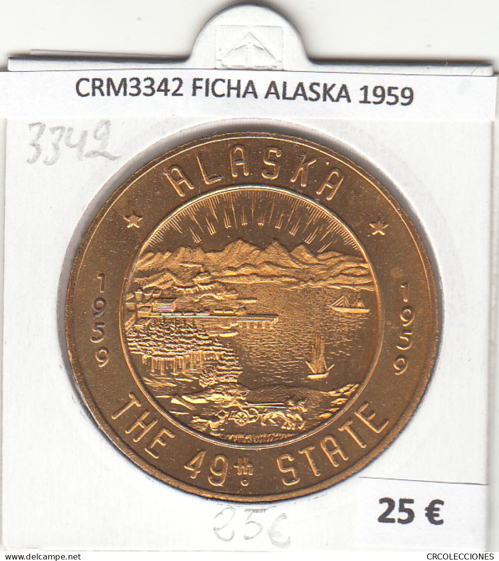 CRM3342 FICHA ALASKA 1959 - Altri & Non Classificati