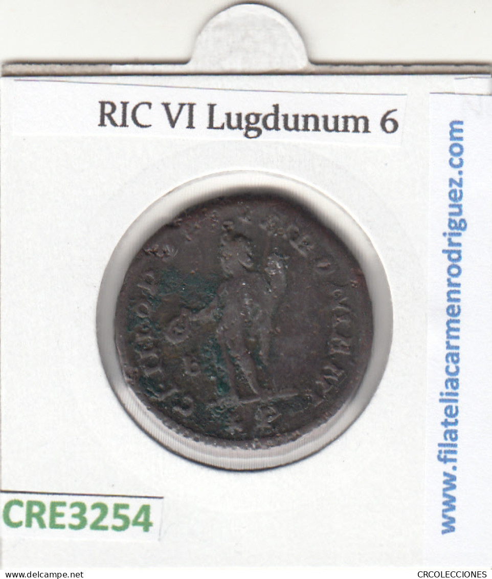 CRE3254 MONEDA ROMANA NUMMUS LUGDUNUM CONSTANCIO I GENIO 295 - Celtic