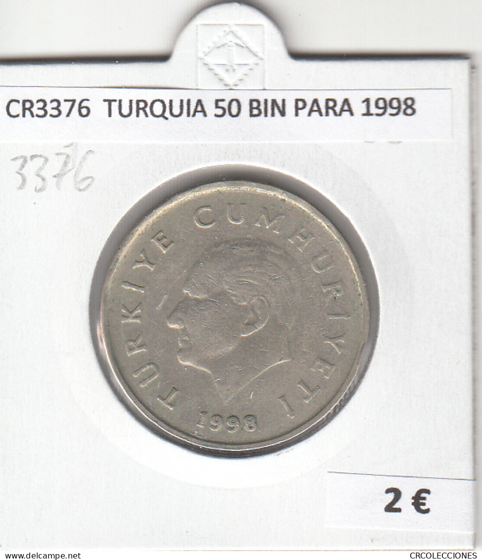 CR3376 MONEDA TURQUIA 50 BIN PARA 1998 MBC - Sonstige – Europa