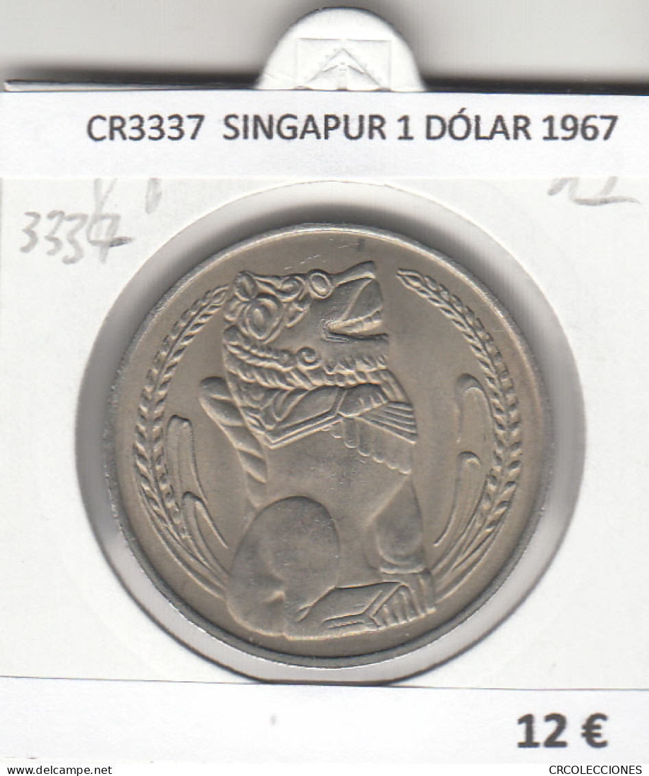 CR3337 MONEDA SINGAPUR 1 DÓLAR 1967 MBC - Sonstige – Europa