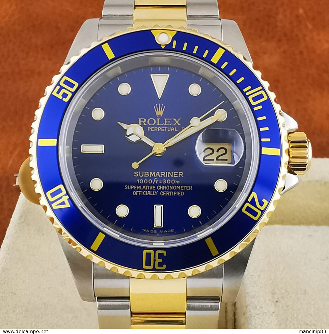 Rolex - Submariner Date 'Blue Dial' - Ref. 16613 T - Uomo - 2000-2010
