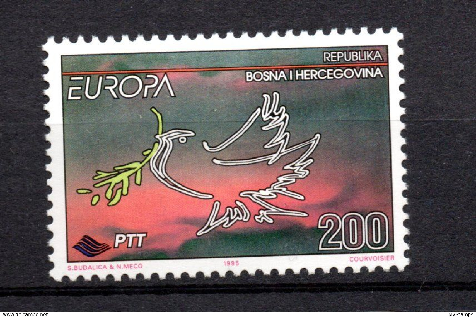 Bosnia 1995 Set CEPT/Europe Peace Stamp (Michel 24) MNH - Bosnia Herzegovina