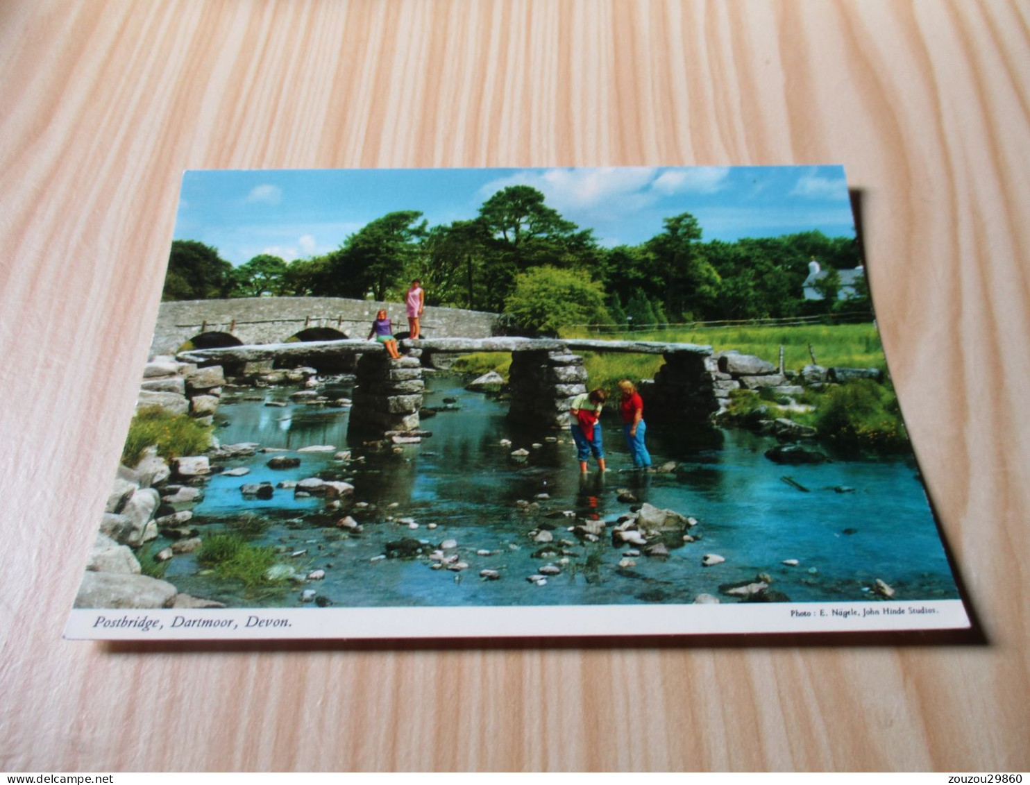 Dartmoor (Royaume-Uni).Postbridge - Carte Animée. - Dartmoor