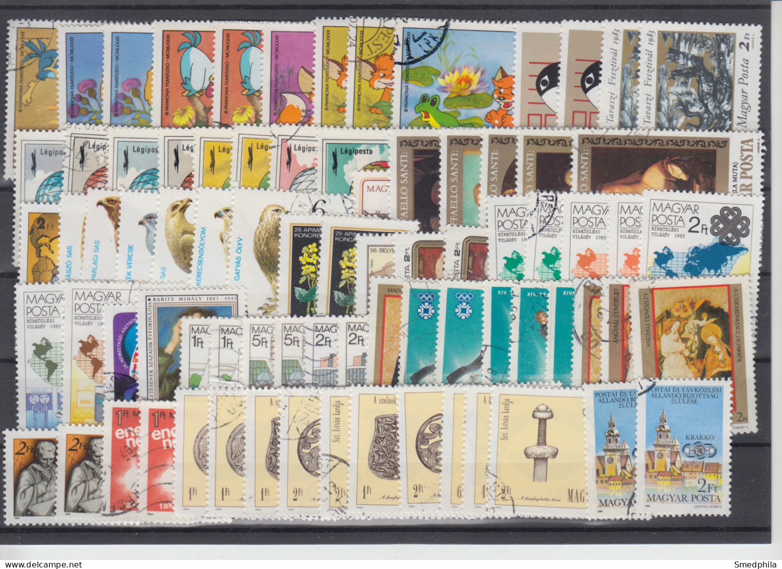 Hungary 1982 To 1984 - Lot Used Stamps - Collections