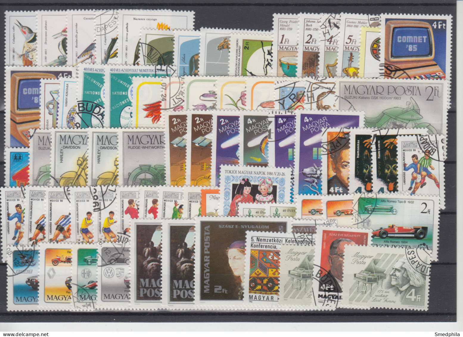 Hungary 1985 1986 - Lot Used Stamps - Collections