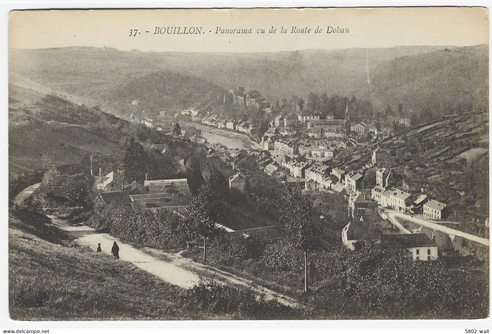 Bouillon : Panorama Vu De La Route De Dohan - Bouillon