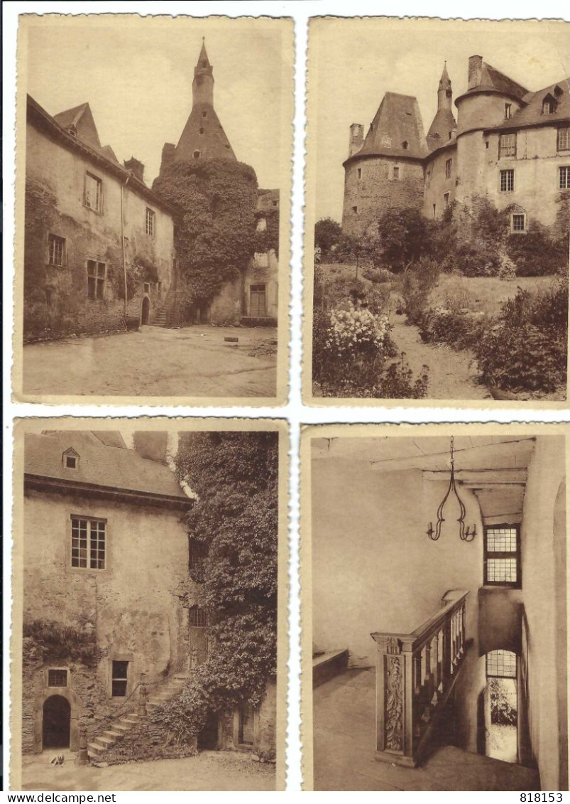 Clervaux - Le Château Féodal  5 Cartes - Clervaux