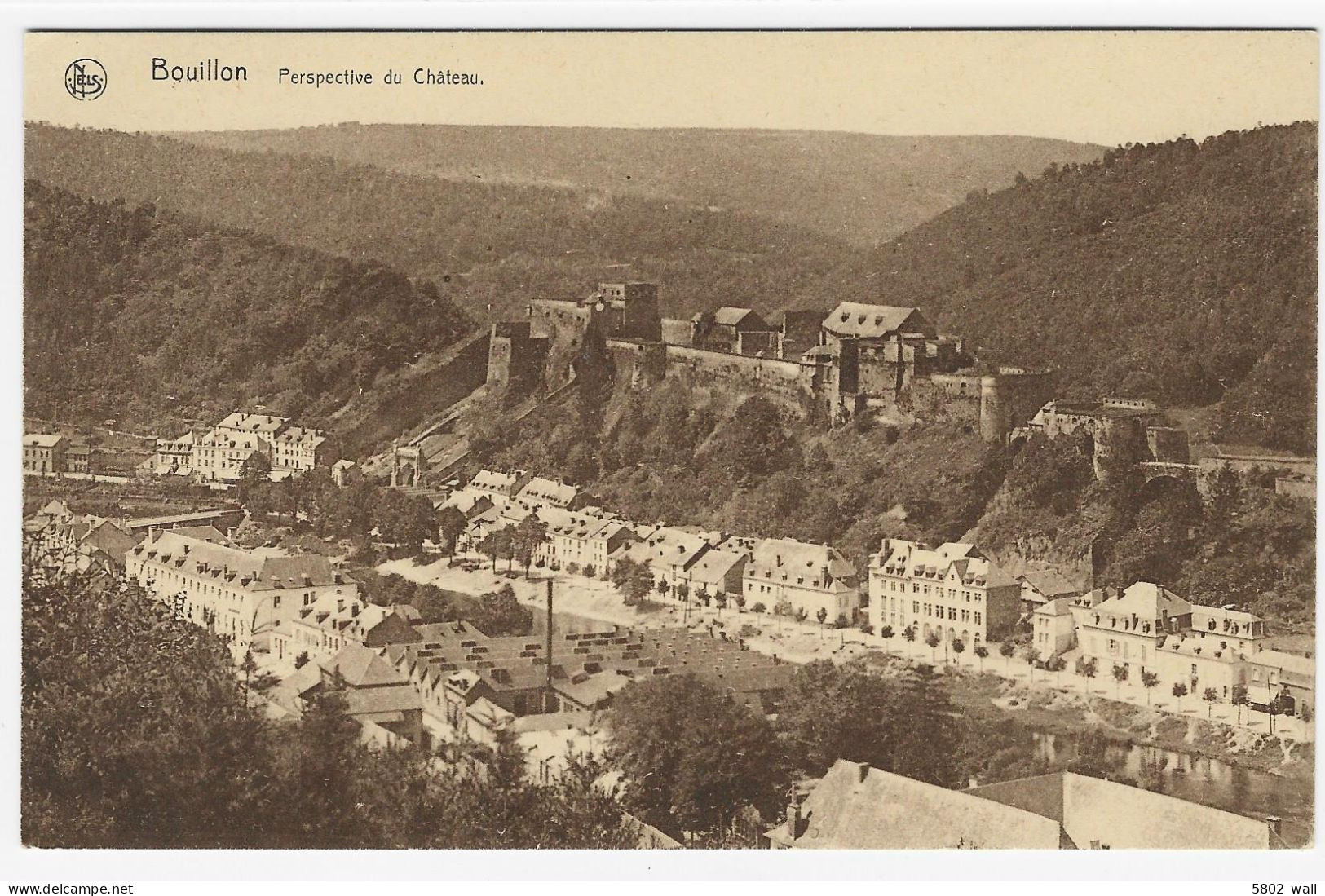 Bouillon : Perspective Du Château - 1928 - Bouillon